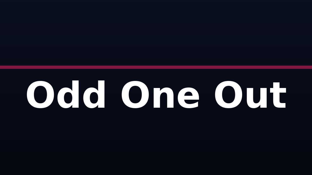Odd One Out