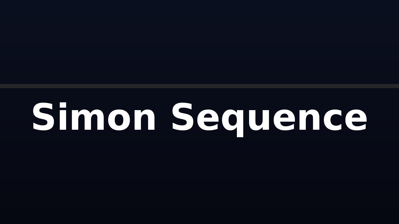 Simon Sequence
