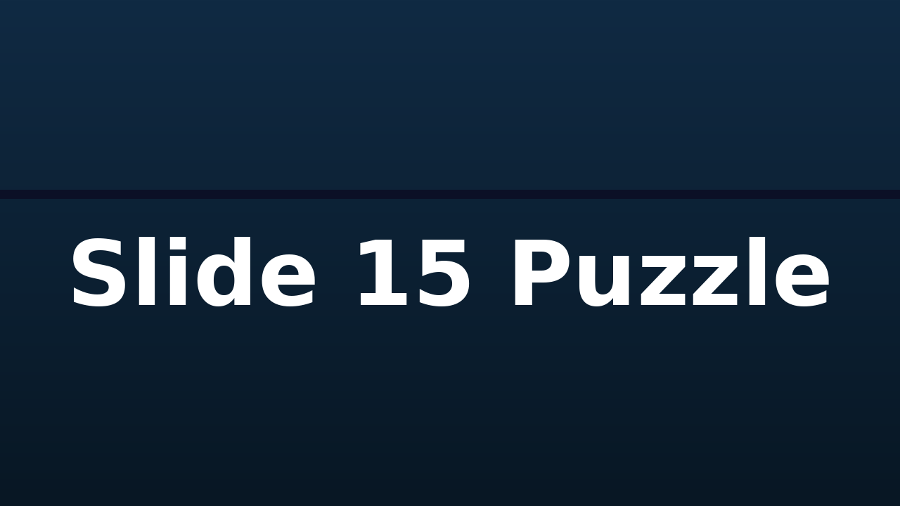 Slide 15 Puzzle