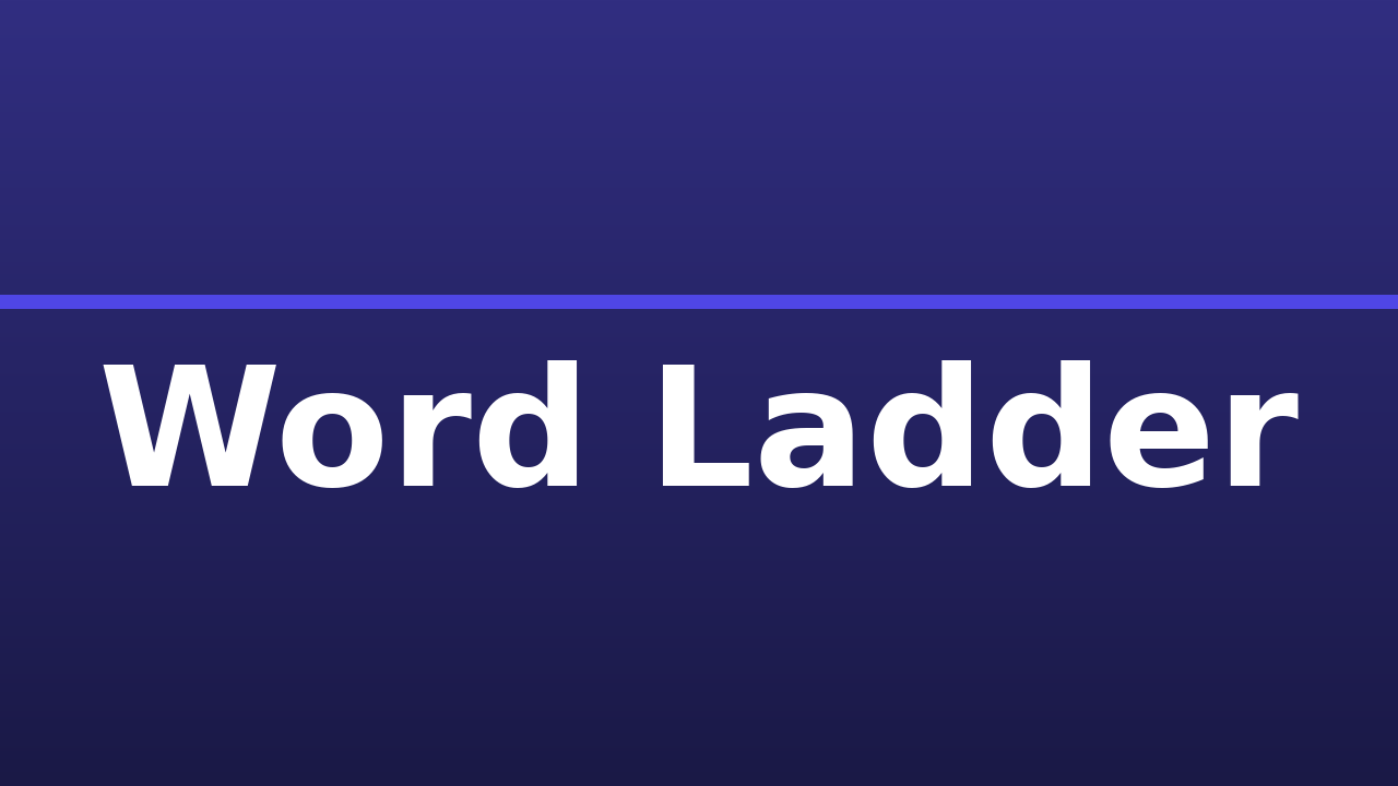 Word Ladder